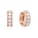 Marmara Sterling Majestic Earrings Rose Gold-plated