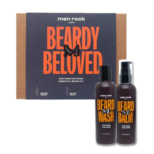 MEN ROCK Duo Soothing Oak Moss Beard Kit