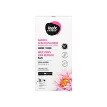 Body Natur Wax Strips For Body With Lotus flower Sensitive Skin
