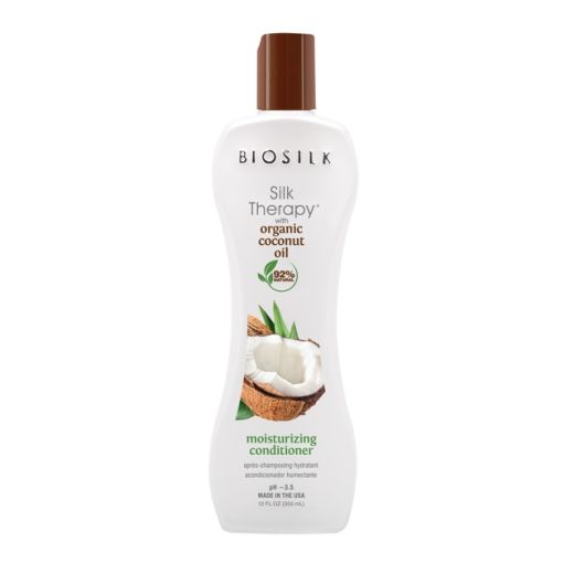 BIOSILK Silk Therapy With Organic Coconut Oil Moisturizing Conditioner