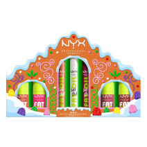 NYX PROFESSIONAL MAKEUP Holiday Fat Lip Gloss Gingerbread House Kit