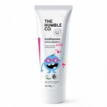 THE HUMBLE CO Natural Toothpaste – Kids Strawberry With Fluoride