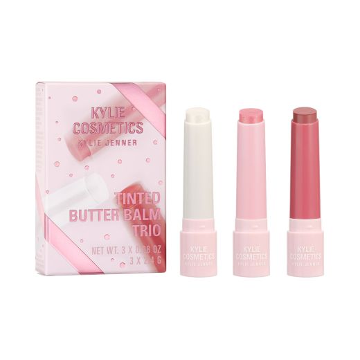 KYLIE COSMETICS Holiday Tinted Butter Balm Trio Gift Set 