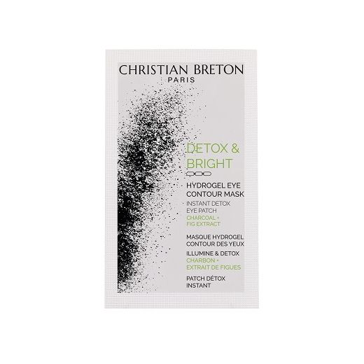 Christian Breton Detox & Brightening Hydrogel Charcoal Eye Mask