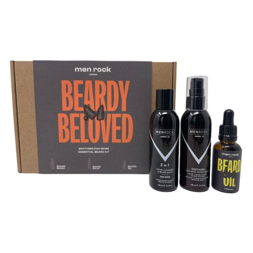 MEN ROCK Mr Beardy Beloved Soothing Oak Set