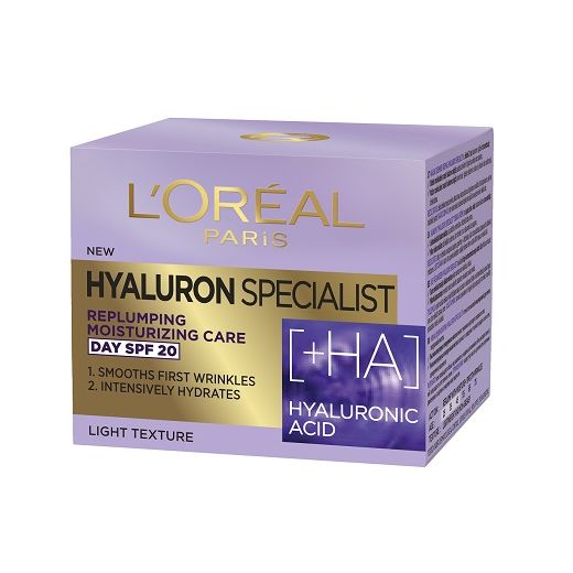 L'Oreal Paris Hyaluron Specialist Day Cream SPF20  (Sejas krēms)