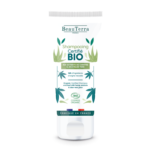 BeauTerra Organic Shampoo Hemp&Aloe Vera