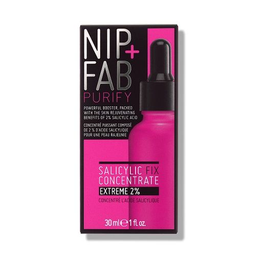 NIP+FAB Salicylic Fix Concentrate Extreme 2%  (Sejas koncentrāts ar 2% salicilskābi)