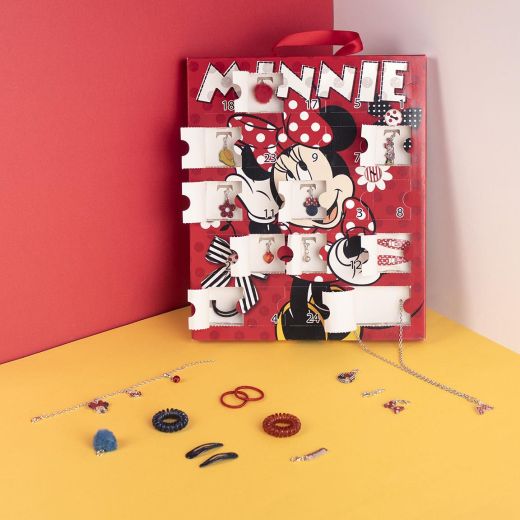 Beauty Line Beauty Set Advent Calendar Accessories 24 Pieces Minnie