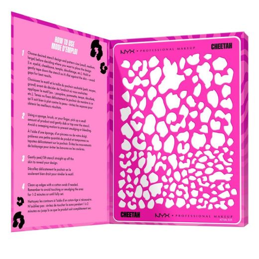 NYX PROFESSIONAL MAKEUP Animal Print Stencils Kit