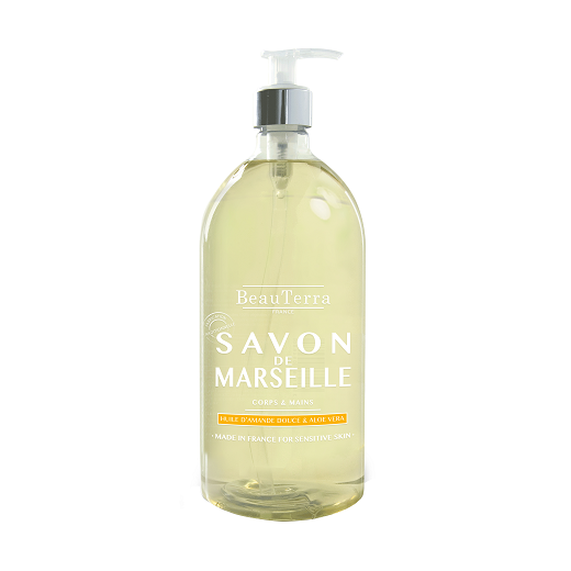 BeauTerra Marseille Liquid Soap Almound Oil