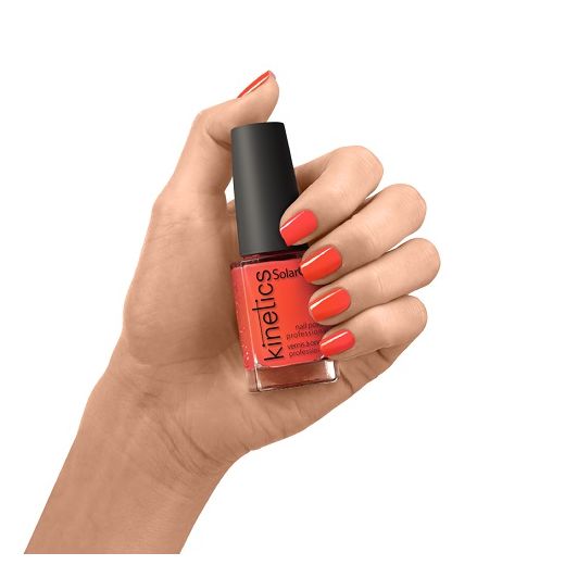 Kinetics SolarGel Professional Nail Polish Spritz Apperol Nr. 307 (Nagu laka ar želejlakas izskatu)