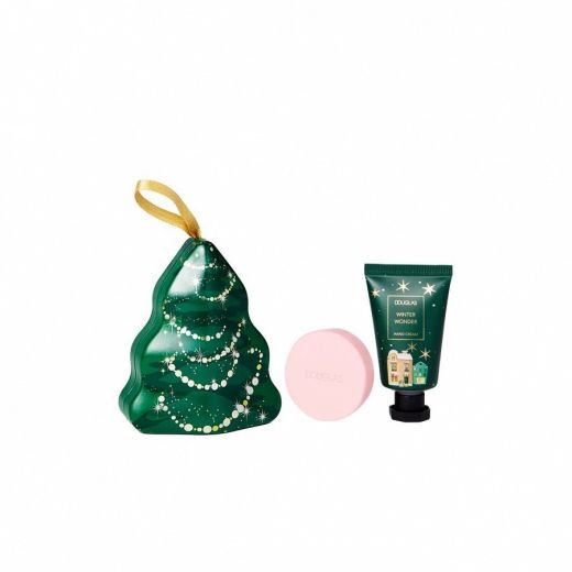 DOUGLAS COLLECTION Seasonal Winter Wonder Tin Mini Hand Care Tree 