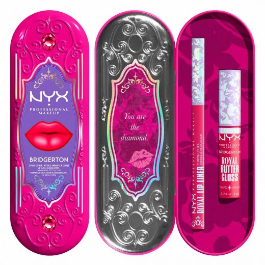NYX PROFESSIONAL MAKEUP Bridgerton Royal Treasures Lip Kit 