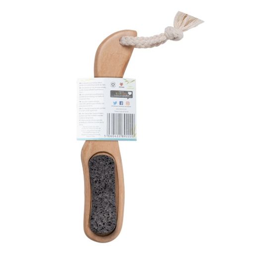 SoEco Lava Stone Brush and Pumice  (Divi vienā lavas akmens pumeks un birste pēdām)