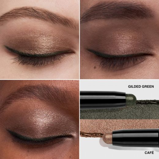 BOBBI BROWN Dual-Ended Long-Wear Cream Shadow Stick CAFE / GILDED GREEN