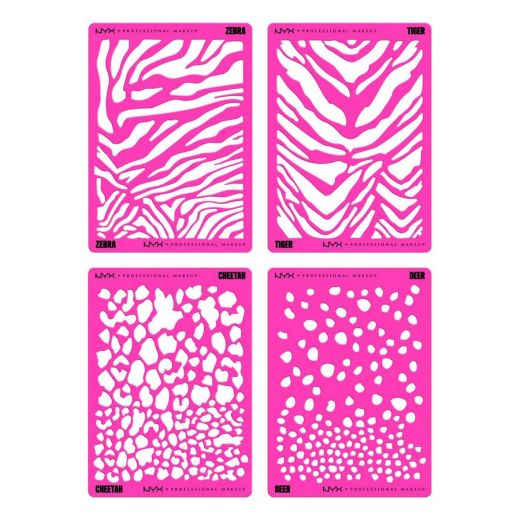 NYX PROFESSIONAL MAKEUP Animal Print Stencils Kit