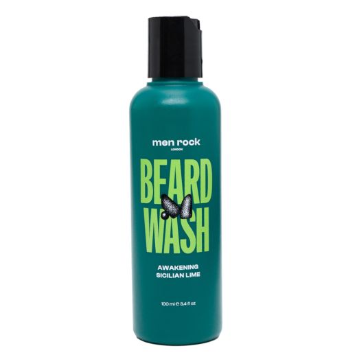 Men Rock Sicilian Lime And Coffeine Beard Wash