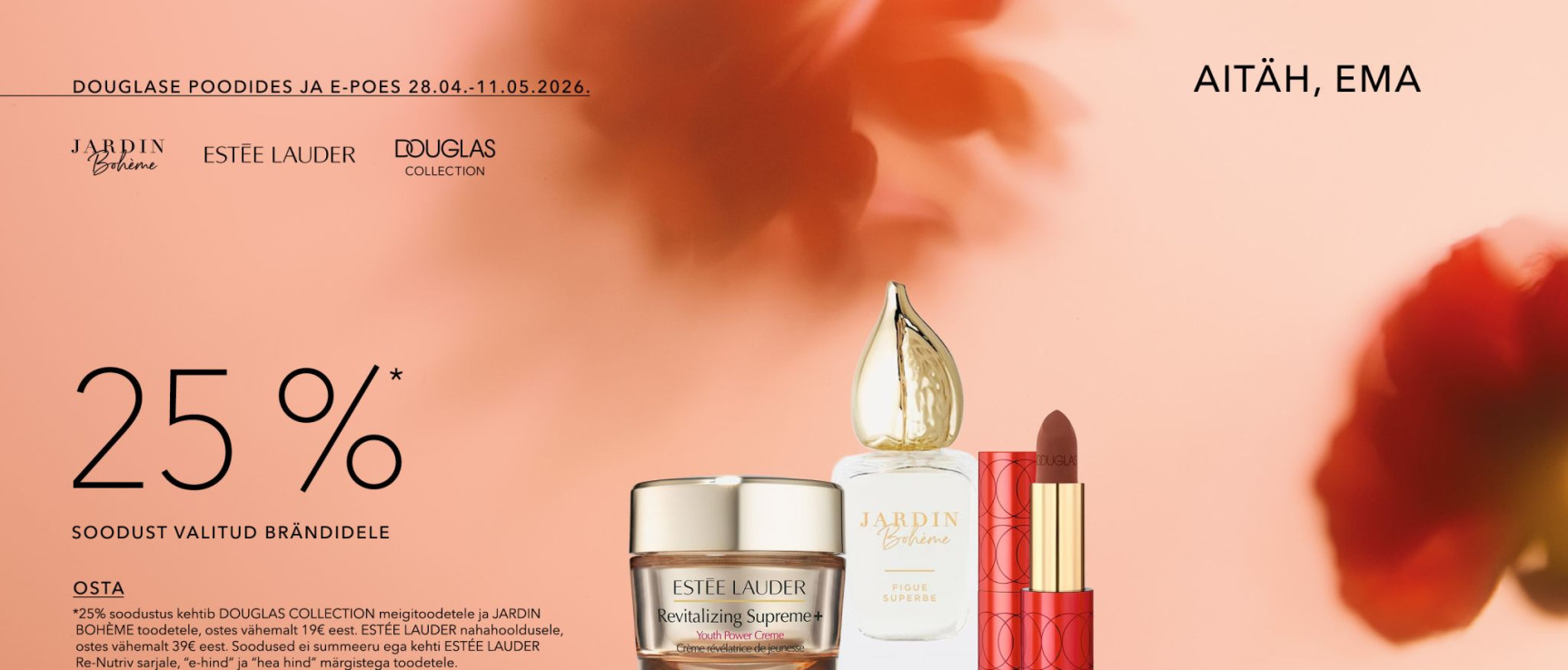 Kuni -25% valitud brändidele*