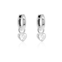 MARMARA STERLING 925 Silver Heart Earrings