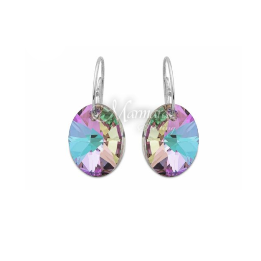 MARMARA STERLING Oval Earrings - Vitrail Light Kõrvarõngad