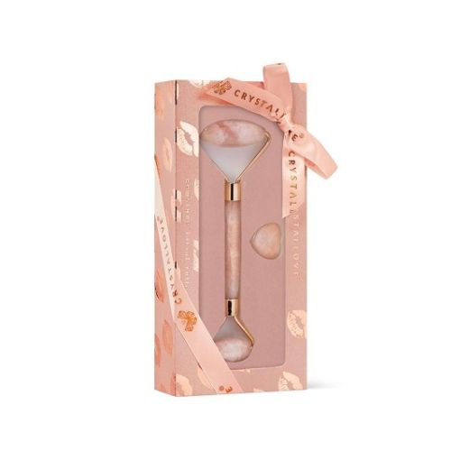 CRYSTALLOVE Rose Quartz Roller Selflove Set