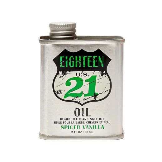 18.21. MAN MADE 3-In-1 Lightweight Conditioning Oil For Beard, Hair And Skin Spiced Vanilla