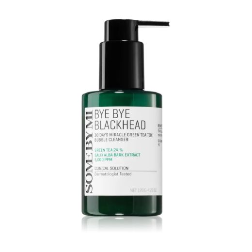 SOME BY MI Bye Bye Blackhead 30 Days Miracle Green Tea Tox Bubble Cleanser