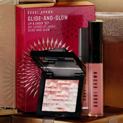 BOBBI BROWN Glide-And-Glow Lip & Cheek Set