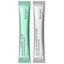 AME PURE® Jelly Glow Rubber Mask™ - Silver 
