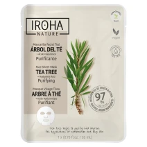 IROHA NATURE Purifying Face Sheet Mask Tea Tree And Hyaluronic Acid
