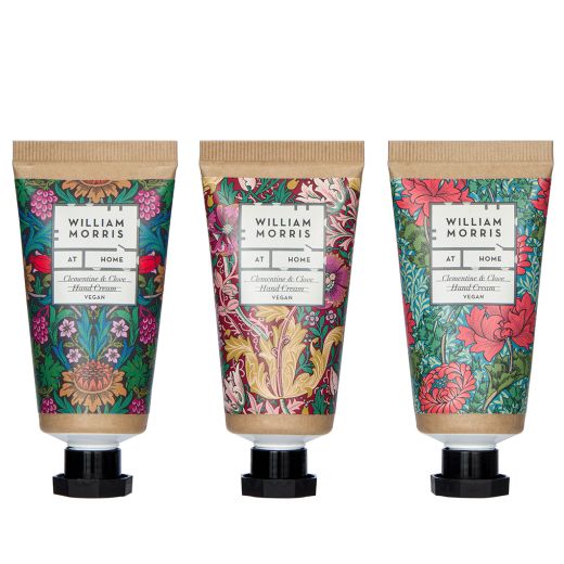 HEATHCOTE & IVORY William Morris At Home Sunflower Swan Hand Cream Trio Set