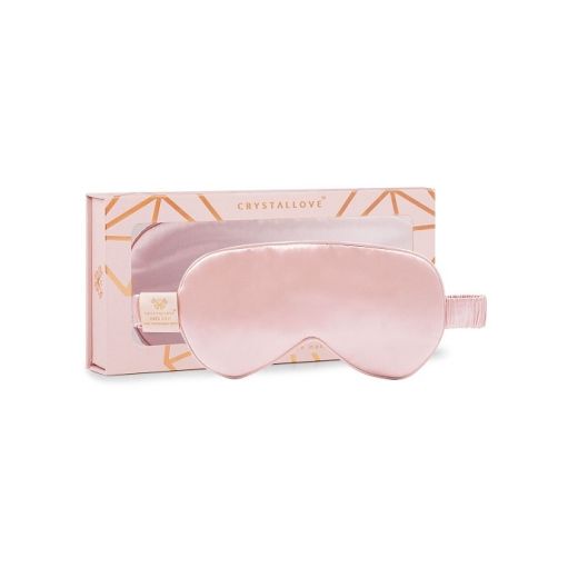 CRYSTALLOVE Silk Eye Mask - Rose