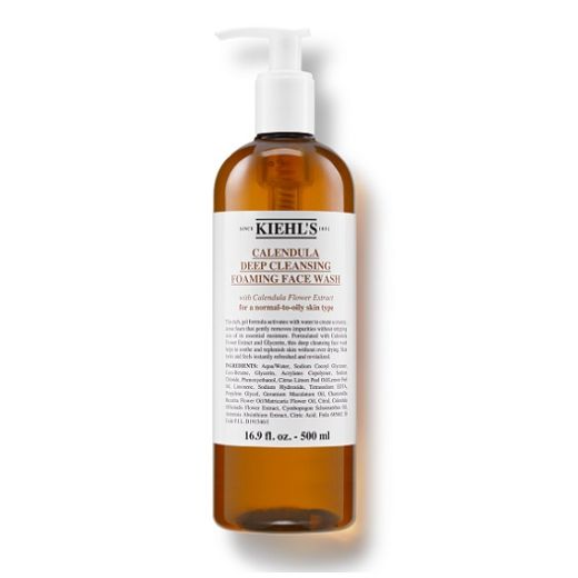 Kiehl's Calendula Deep Cleansing Foaming Face Wash  (Dziļi attīrošs līdzeklis  normālai un tauk