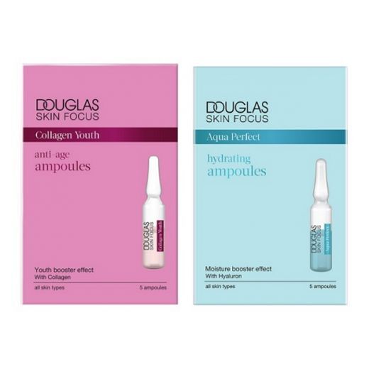 Комплект Douglas Focus Collagen Youth AntiAge Ampoules + Aqua Perfect Hydrating Ampoules