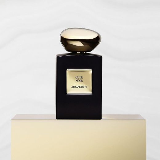 GIORGIO ARMANI Armani Prive Cuir Noir