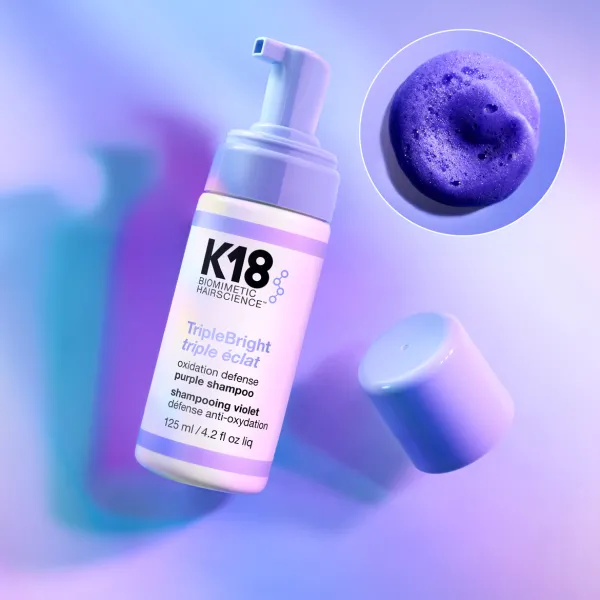 K18 Triplebright Oxidation Defence Purple Shampoo