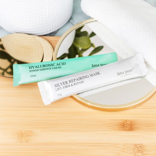 AME PURE® Jelly Glow Rubber Mask™ - Silver 