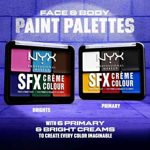 NYX PROFESSIONAL MAKEUP SFX Face & Body Paint Palette - Primary