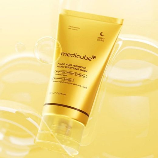 MEDICUBE Kojic Acid Turmeric Night Wrapping Mask 2.0