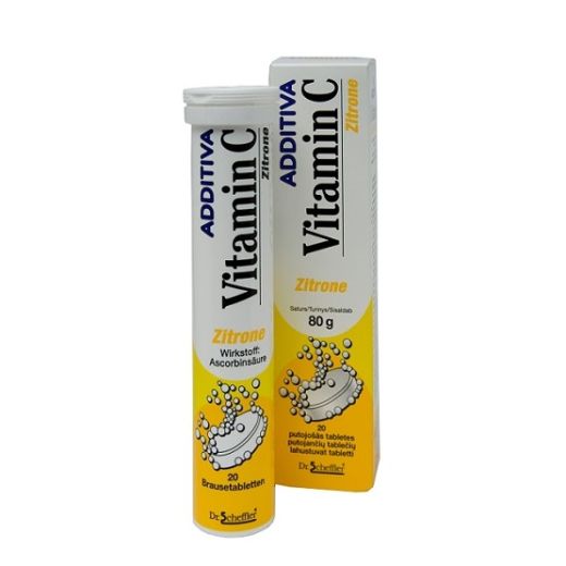 ADDITIVA Vitamin C 1 g Zitrone