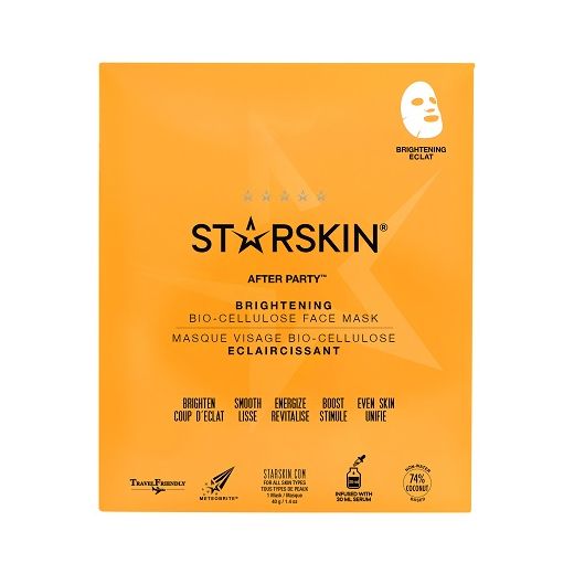 Starskin AFTER PARTY™ Brightening Bio-Cellulose Face Mask  (Sejas maska)