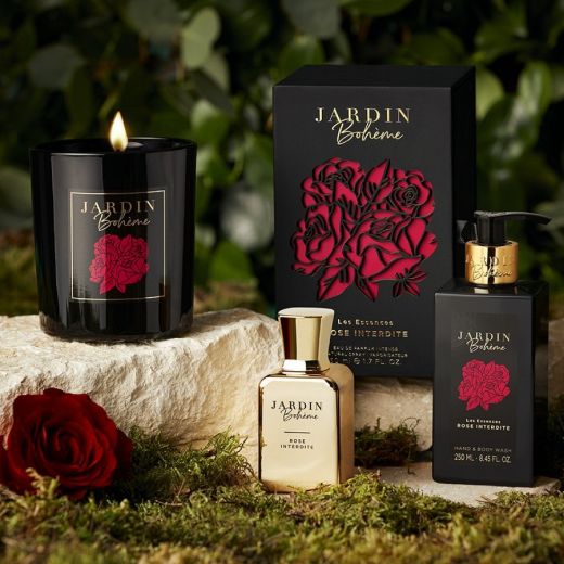 JARDIN BOHÈME Rose Interdite Les Essences Candle 