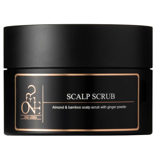 ONE:ZERO Almond & Bamboo Scalp Scrub With Ginger Powder