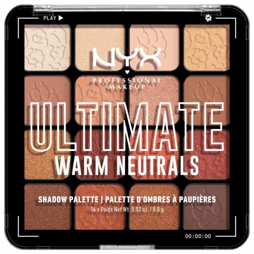 NYX PROFESSIONAL MAKEUP Ultimate Shadow Palette Pro-Level 16 Pan Palette