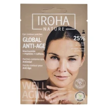 IROHA NATURE Eye Patches With Niacinamide Caffeine And Peptides
