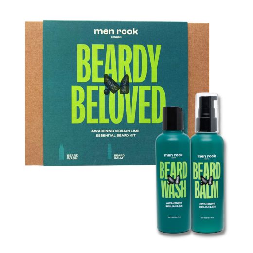 MEN ROCK Duo Awakening Sicilian Lime Beard Kit 