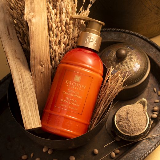 SPA CEYLON AYURVEDA WELLNESS  Sensual Sandalwood Hand & Body Lotion 
