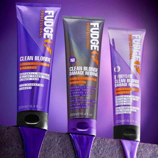 FUDGE PROFESSIONAL Clean Blonde Violet-Toning Shampoo