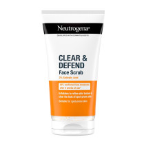 NEUTROGENA Clear & Defend Face Scrub With 2% Salicylic Acid